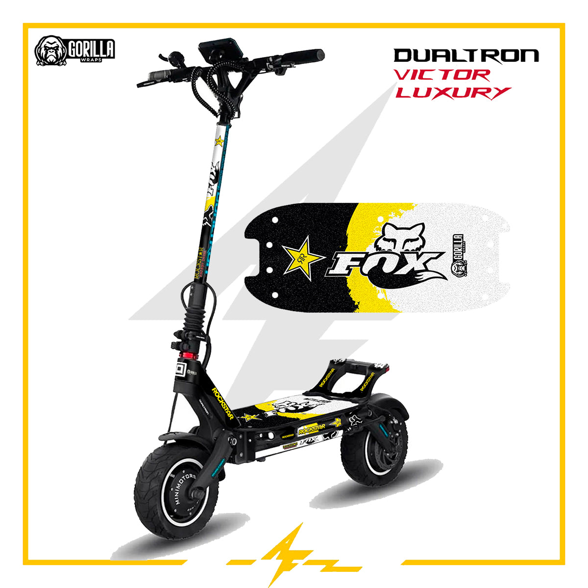 Vinilo con base para patinete eléctrico Dualtron Victor Luxury Fox Rockstar
recambios patinete eléctrico
tienda de repuestos de patinetes eléctricos
recambios patinetes
repuestos de patinetes
accesorios patinete eléctrico
accesorios patinete
repuestos patinete
piezas de patinete eléctrico
piezas patinete electrico
ruedas patinete
taller del patinete
piezas de repuesto patinete eléctrico
af scooters